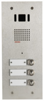 Camera-spreek-luister paneel | Compact, inbouw, 3 beldrukkers, RVS | GTwin