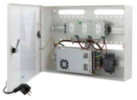 Randapparatuur kast | 1 x 48V voeding, 3 x P-Switch & 1 x HDR-30-12 | iPlusBUS