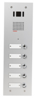 Camera-spreek-luister paneel | Compact, inbouw, 5 beldrukkers | GTwin