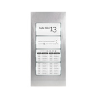 SIXTY5 info paneel | Informatievenster, led-verlichting, aluminium | IP G+