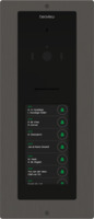 Camera-spreek-luister paneel | Touchscreen, compact, Black PVD | iPlus & iPlusBUS