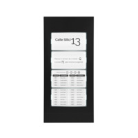 SIXTY5 info paneel | Informatievenster, led-verlichting, zwart | IP G+