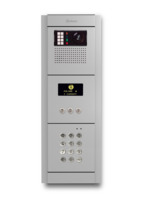 Camera-spreek-luister paneel | Code-scroll, Nexa Aluminium | V6Plus