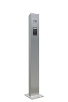 RVS zuil met V-Touch mini