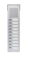Opbouw spreek-luister paneel | Compact, 7 beldrukkers | 4 + n