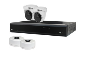 NVR kit | IP, 8 kanaals, inclusief 2 dome camera's