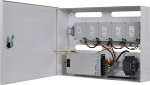 Randapparatuur kast | 1 x 48V voeding, 5 x P-Switch & 1 x HDR-30-12 | iPlusBUS