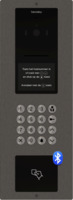 Camera-spreek-luister paneel | Code-scroll, RFID lezer, Black PVD | iPlus & iPlusBUS