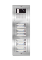 Camera-spreek-luister paneel | Nexa Inox, modulair, 10 beldrukkers | V6Plus