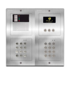 Spreek-luister paneel | Code-scroll, Nexa Inox, A t/m L | A4Plus