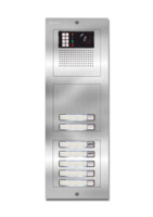 Camera-spreek-luister paneel | Nexa Inox, modulair, 7 beldrukkers | G2+