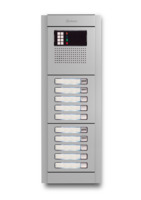 Spreek-luister paneel | Nexa Aluminium, modulair, 10 beldrukkers | GTwin