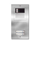 Spreek-luister paneel | Nexa Inox, modulair, 2 beldrukkers | GTwin