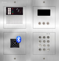 Camera-spreek-luister paneel | Code-scroll, Nexa Inox, RFID lezer | GTwin