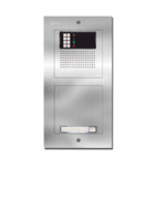 Spreek-luister paneel | Nexa Inox, modulair, 1 beldrukker | GTwin