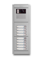 Camera-spreek-luister paneel | Nexa Aluminium, modulair, 9 beldrukkers | iPlus & iPlusBUS