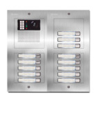 Camera-spreek-luister paneel | Nexa Inox, modulair, 13 beldrukkers | iPlus & iPlusBUS