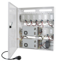 Randapparatuur kast | 2 x 48V voeding, 8 x P-Switch & 1 x HDR-30-12 | iPlusBUS
