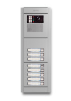 Camera-spreek-luister paneel | Nexa Aluminium, modulair, 8 beldrukkers | G2+