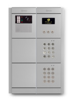 Camera-spreek-luister paneel | Code-scroll, Nexa Aluminium, A t/m L |  GTwin