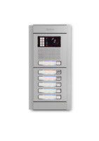 Camera-spreek-luister paneel | Nexa Aluminium, modulair, 6 beldrukkers | G2+