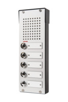 Opbouw spreek-luister paneel | Compact, 5 beldrukkers | 4 + n