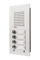 Inbouw spreek-luister paneel | Compact, 4 beldrukkers | 4 + n