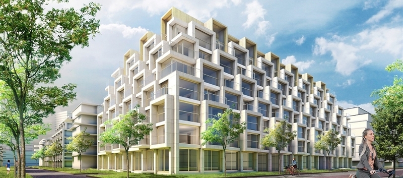 projecten 160 appartementen the grid iplusbus