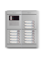 Spreek-luister paneel | Nexa Aluminium, modulair, 13 beldrukkers | GTwin
