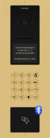 Camera-spreek-luister paneel | Code-scroll, RFID lezer, messing | iPlus & iPlusBUS