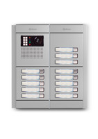 Camera-spreek-luister paneel | Nexa Aluminium, modulair, 13 beldrukkers | V6Plus