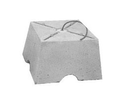 Sokkel | Beton | Voor ZNX- zuilen