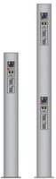 RVS zuil | Met 2 x 4 stuks Nexa Inox module max. | 2500 mm 