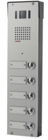 Camera-spreek-luister paneel | Compact, opbouw, 5 beldrukkers | GTwin