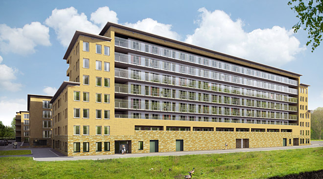 projecten 148 appartementen clusiushof