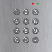 Huisnummer/toegangscontrole module | Nexa Inox