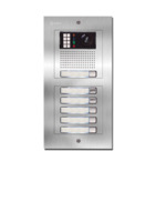 Camera-spreek-luister paneel | Nexa Inox, modulair, 6 beldrukkers | V6Plus