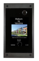 Camera-spreek-luister paneel voor 7403 vervanging | Touchscreen, Zwart PVD | GTwin