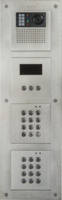 Camera-spreek-luister paneel | Code-scroll, Nexa Inox, lang, A t/m L  | V6Plus