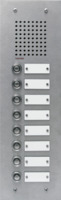 Inbouw spreek-luister paneel | Compact, RVS | 4 + n 