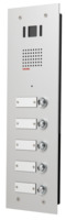 Camera-spreek-luister paneel | Compact, inbouw, 8 beldrukkers | GTwin