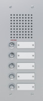 Inbouw spreek-luister paneel | Compact, 5 beldrukkers | 4 + n