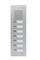 Inbouw spreek-luister paneel | Compact, 8 beldrukkers | 4 + n