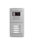 Camera-spreek-luister paneel | Nexa Aluminium, modulair, 4 beldrukkers | G2+