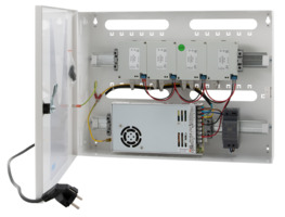 Randapparatuur kast | 1 x 48V voeding, 4 x P-Switch & 1 x HDR-30-12 | iPlusBUS