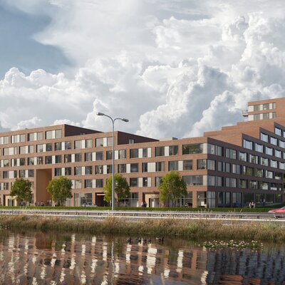 160 appartementen The Yard Groningen