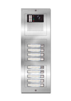 Camera-spreek-luister paneel | Nexa Inox, modulair, 9 beldrukkers | V6Plus