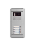 Camera-spreek-luister paneel | Nexa Aluminium, modulair, 4 beldrukkers | V6Plus